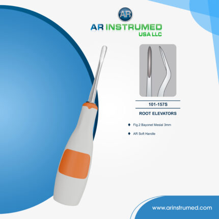 Fig.2 Bayonet Mesial 3mm AR Soft Handle Orange