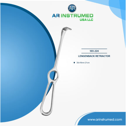Lengenback Retractor 30x16mm 21cm