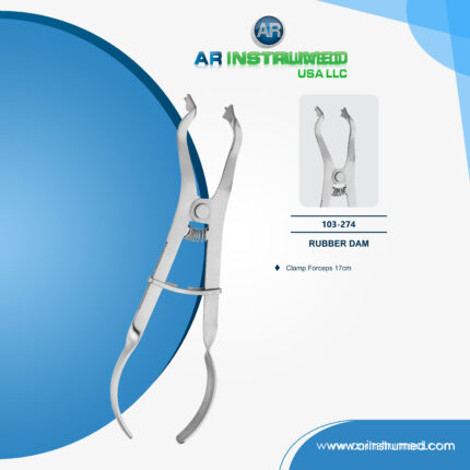 Rubber Dam Clamp Forceps 17cm