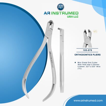 Mini Distal End Cutter With Hold max 0.55mmx0.64mm .021"x.025" Wire  (TC)