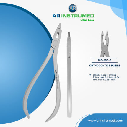 Omega Loop Forming Pliers max 0.55mmx0.64mm .021"x.025" Wire