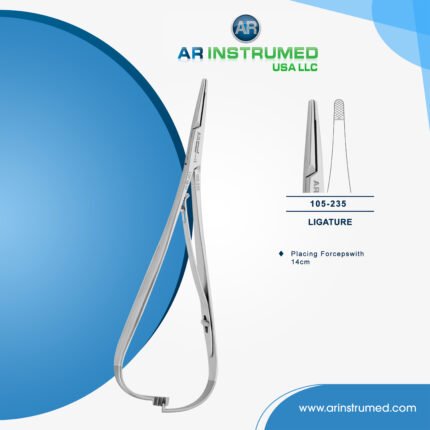 Ligature Placing Forceps with 14cm